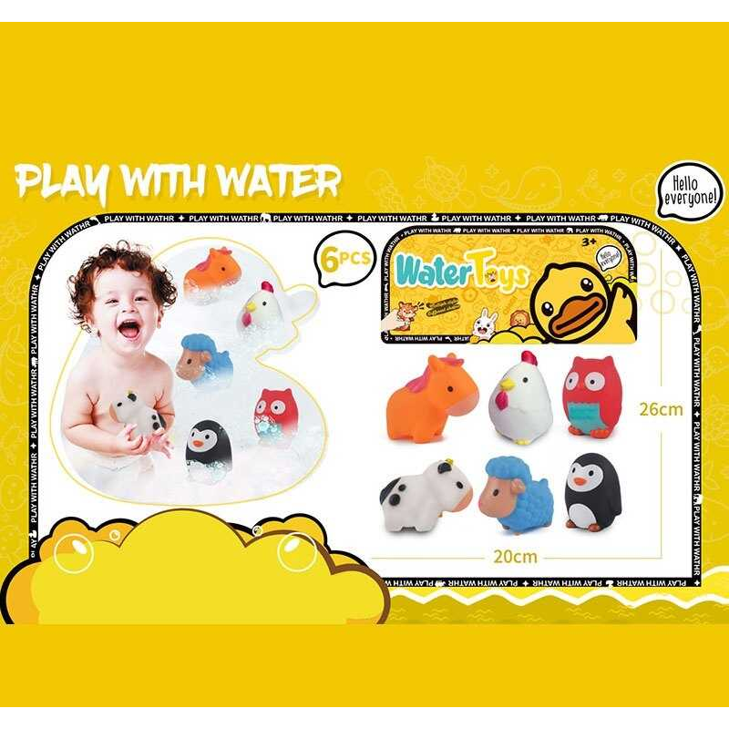 Пискавка HY 795-10 (192/2) “Тваринки”, 6 штук, у пакеті Пискавка HY 795-10 (192/2) “Тваринки”, 6 штук, у пакеті