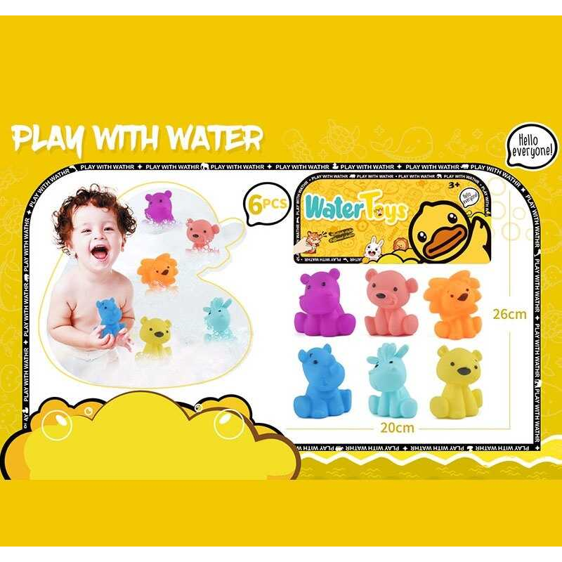 Пискавка HY 795-2 (192/2) “Тваринки”, 6 штук, у пакеті