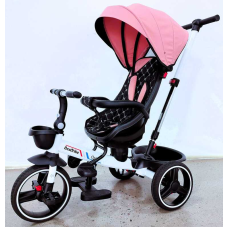 Велосипед 6390 – 16-002 BestTrike “Oscar“ (1) ПОВОРОТНЕ СИДІННЯ, КЕРМО СКЛАДАЄТЬСЯ, КОЛЕСА З ПРОГУМОВАНИМ PU, КОШИК, ТЕЛЕСКОПІЧНА РУЧКА