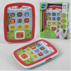 Планшет 3121 (36/2) “Hola“ світло, звук, англійське озвучення, в коробці