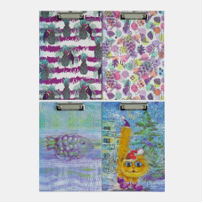 Планшет для паперів D 35248 (192) 4 види, в пакеті, ВИДАЄТЬСЯ ТІЛЬКИ МІКС ВИДІВ