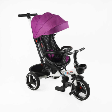 Велосипед 6390 – 17-502 BestTrike “Oscar“ (1) ПОВОРОТНЕ СИДІННЯ, КЕРМО СКЛАДАЄТЬСЯ, КОЛЕСА З ПРОГУМОВАНИМ PU, КОШИК, ТЕЛЕСКОПІЧНА РУЧКА