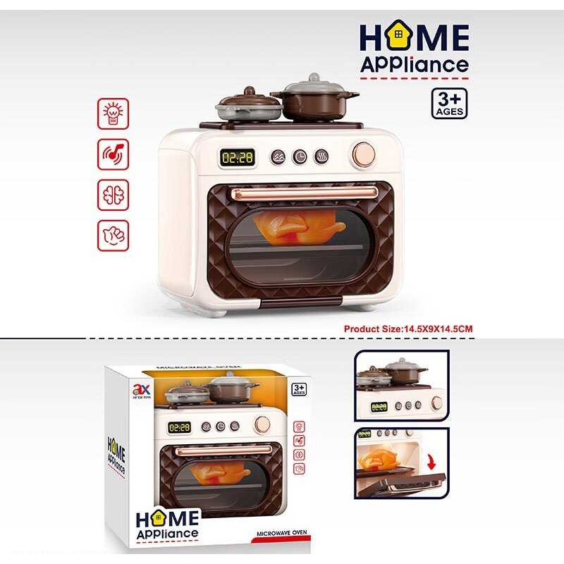 Плита 6902 A (108/2) на батарейках, імітація роботи, посуд, музика, підсвітка, в коробці