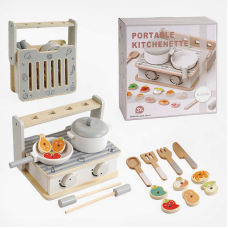 Плита C 61661 (16) гриль, каструля, пательня, кухонне приладдя, продукти, у коробці