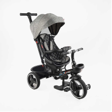 Велосипед 6390 – 18-698 BestTrike “Oscar“ (1) ПОВОРОТНЕ СИДІННЯ, КЕРМО СКЛАДАЄТЬСЯ, КОЛЕСА З ПРОГУМОВАНИМ PU, КОШИК, ТЕЛЕСКОПІЧНА РУЧКА