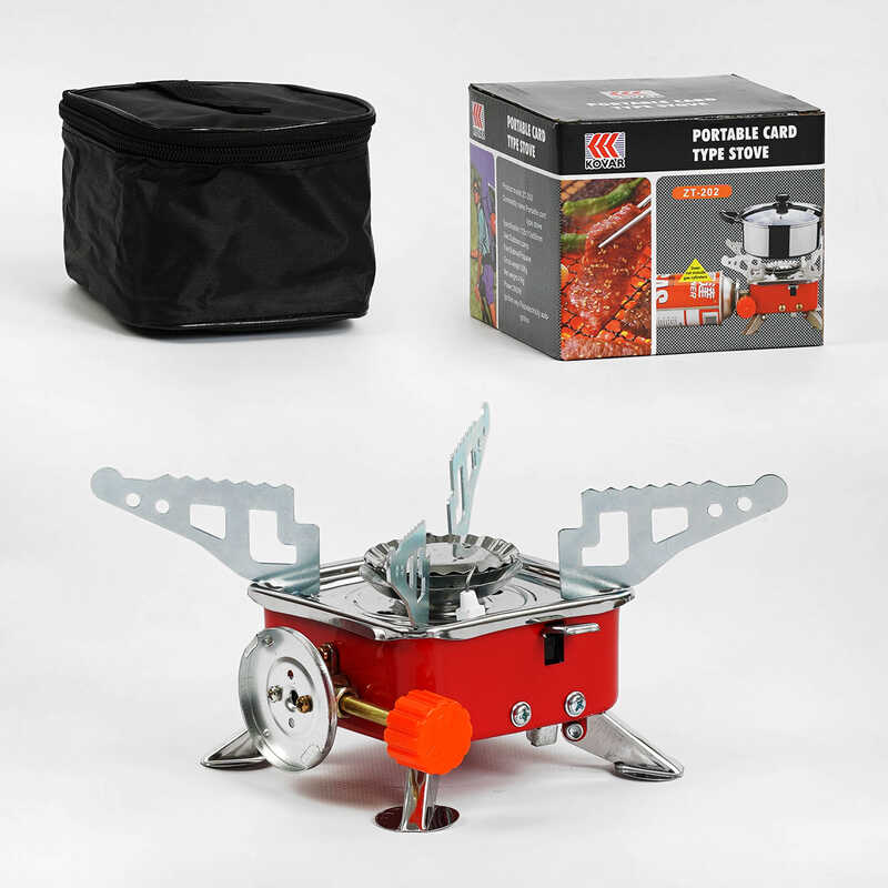 Плита газова C 56876 (48) “Kovar“, розкладна, п“єзоелектричне іскрове запалювання, чохол, у коробці