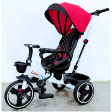 Велосипед 6390 – 22-918 BestTrike “Oscar“ (1) ПОВОРОТНЕ СИДІННЯ, КЕРМО СКЛАДАЄТЬСЯ, КОЛЕСА З ПРОГУМОВАНИМ PU, КОШИК, ТЕЛЕСКОПІЧНА РУЧКА