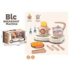 Побутова техніка 9936 A (12) підсвічування, мелодії, булькіт води, чайник, тостер, посуд, муляжі харчових продуктів, у коробці