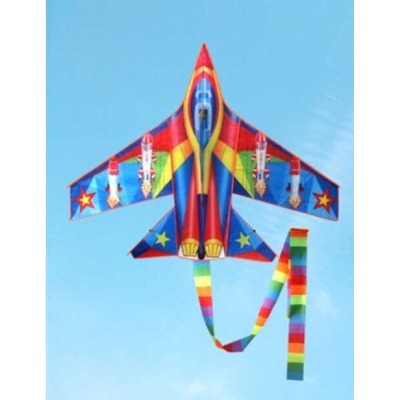 Повітряний змій C 52195 (500) “Літак“, 400см (120 см без хвоста)х150см.