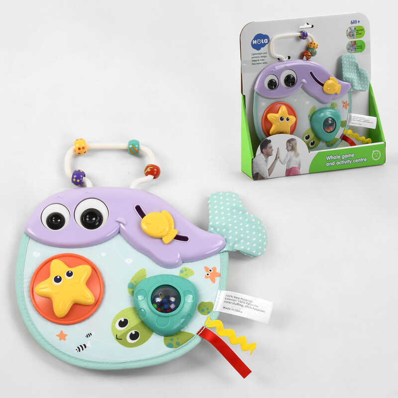 Брязкальце E 268 (24) “Hola“ тріскачка, шелестючий елемент, пальчиковий лабіринт, в коробці