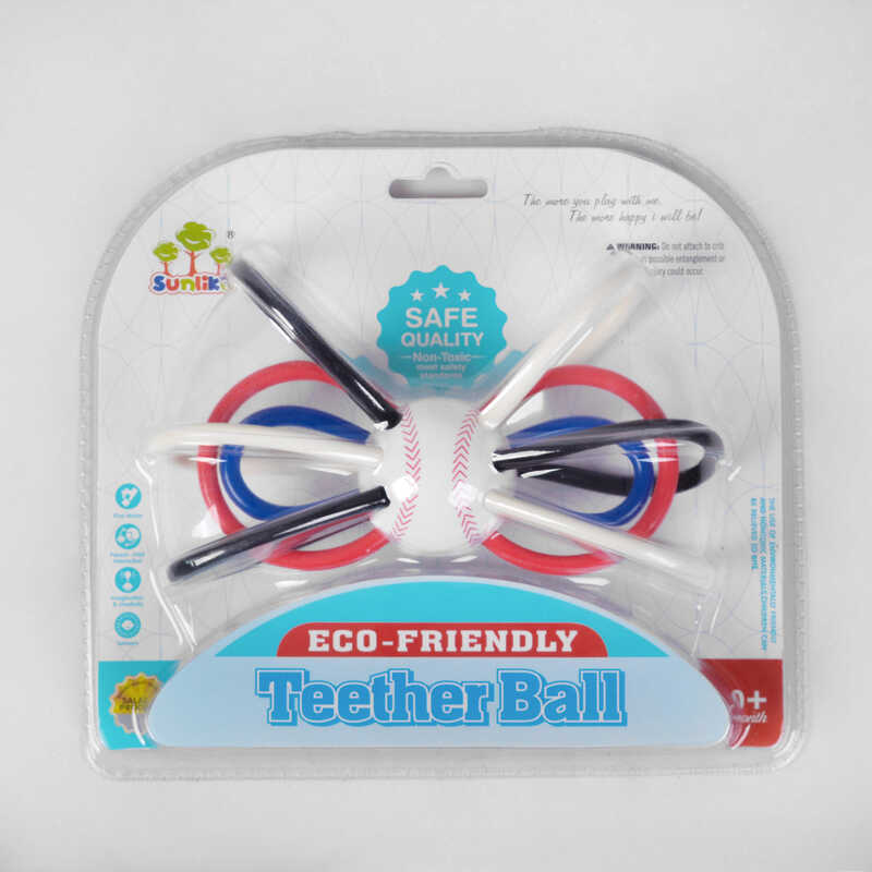 Брязкальце SL 84830 (96/2) “Бейсбольний м“яч”, в слюді