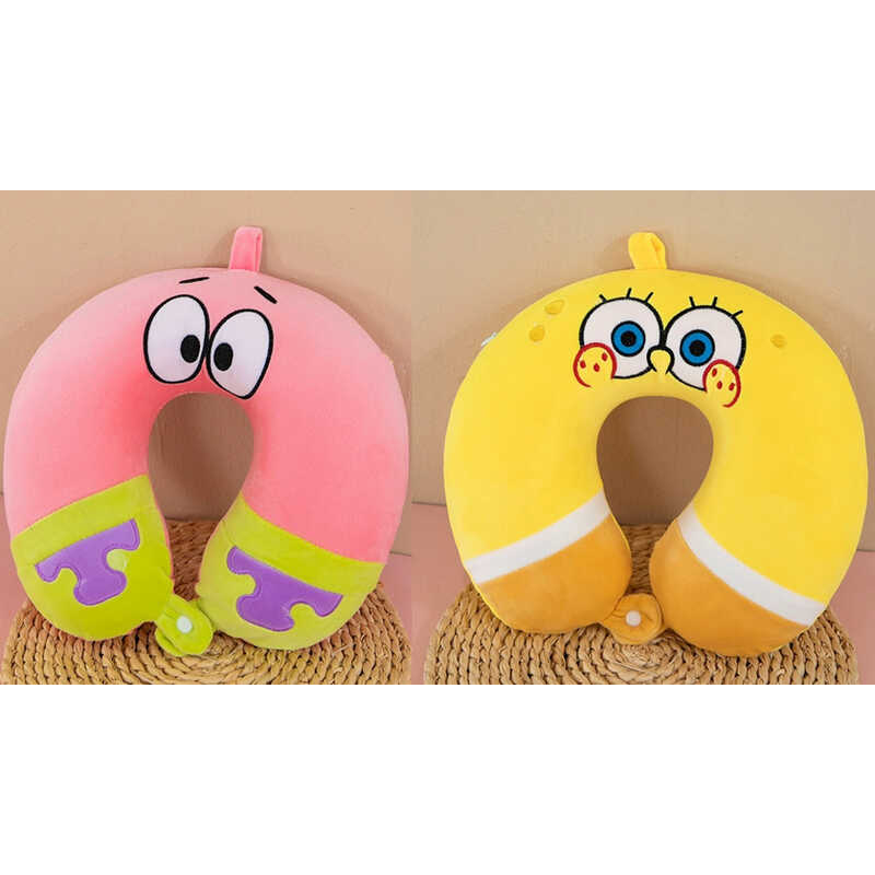 Подушка для подорожі M 17904 (50) герой, з ефектом пам’яті, на кнопці, знімний чохол, 2 види