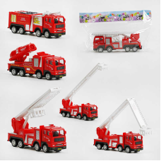 Пожежна машина 706-13 (200) 3 види, інерція, у пакеті