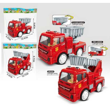 Пожежна машинка 8814 (300/2) 2 види, інерція, у пакеті