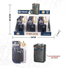 Поліційний реєстратор HSY 084 (24/2) ЦІНА ЗА 12 ШТУК В БЛОЦІ, звук сирени, підсвічування