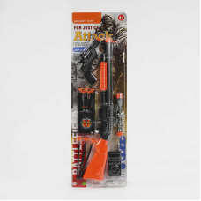 Поліцейський набір A 328 (180/2) автомат, пістолет, патрони на присосці, рація, посвідчення, на листі