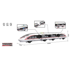 Потяг WY 970 A (18) звук, підсвічування, на батарейках, довжина 58 см, інерція, відкриваються двері, в коробці