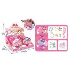 Прикраси YT 059 A (24/2) 5 заколок, 5 резинок, гребінець, у боксі, ЦІНА ЗА 8 ШТУК В БЛОЦІ