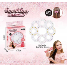 Прикраси для волосся 861-1 (480/2) 8 видів страз, в коробці