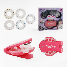 Прикраси для волосся 902-1 (48) 5 пластин з камінцями, 5 кольорів, пристрій для фіксації, в коробці