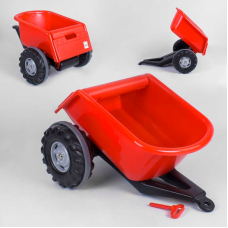 Причіп до педальних тракторів Pilsan Trailer 07-295 (1) ЧЕРВОНИЙ