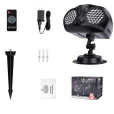 Проєктор C 67109 (18) “Сніжинки”, пульт, таймер, 2 кріплення, шурупи, в коробці