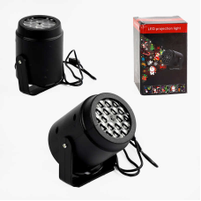 Проєктор C 67110 (75) тематика новорічних свят, від мережі, usb дріт, в коробці