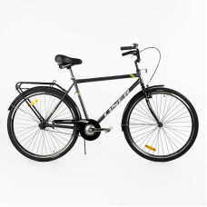 Велосипед міський Corso “Liner“ LN-28108 (1) одношвидкісний, сталева рама 21’’, багажник