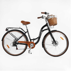 Велосипед міський Corso “Sonata“ SN-28033 + КОШИК  