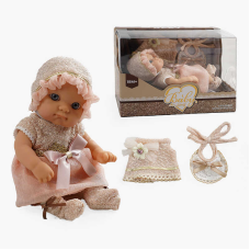 Пупс 230-2 (72/2) 19 см, імітація скляних очей, аксесуари, в коробці