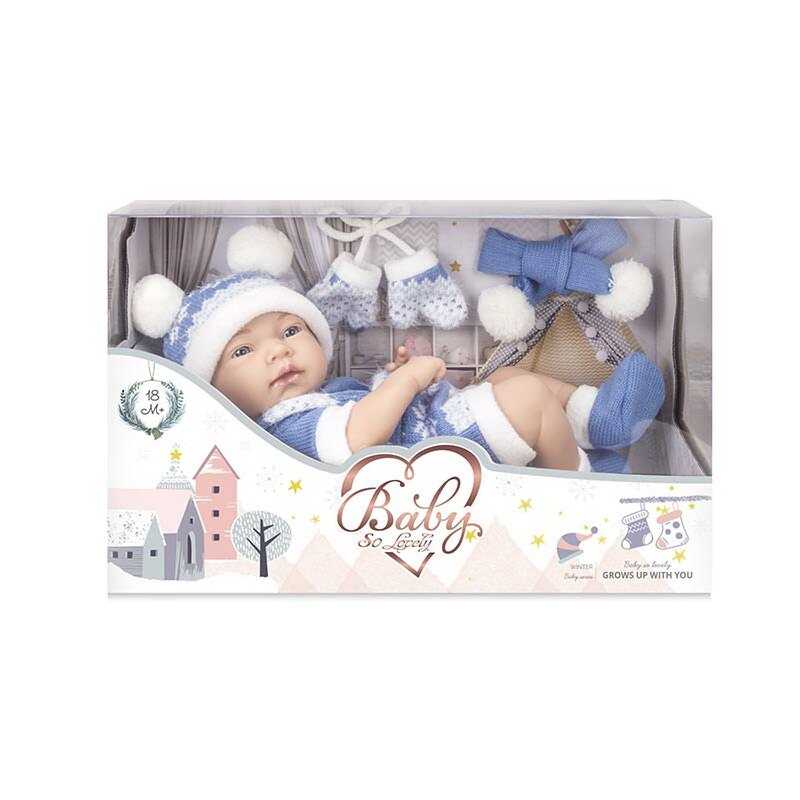 Пупс 237-1 (16/2) знімний одяг, довжина 34 см, м’якотілий, в коробці