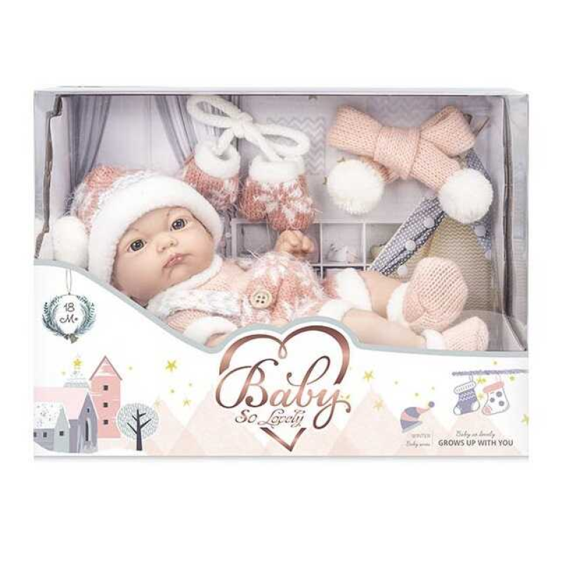 Пупс 239-2 (48/2) одяг, довжина 23 см, м’якотілий, в коробці