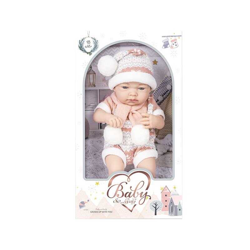 Пупс 241-2 (18/2) знімний одяг, довжина 40 см, м’якотілий, в коробці