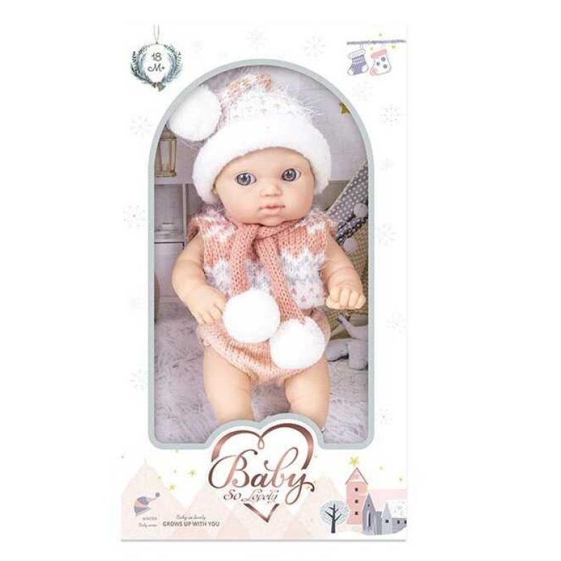 Пупс 244-2 (96/2) довжина 20 см, м’якотілий, в коробці