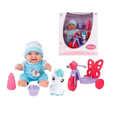 Пупс 716 B (18/2) велосипед, іграшка, аксесуари, висота 24 см, в коробці