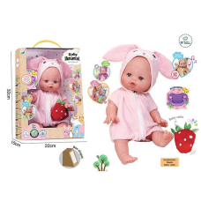 Пупс A 922 A (24/2) висота: 32 см, вініловий, знімний одяг, рухливі кінцівки, аксесуари, скляні очі, музичний чип, в коробці