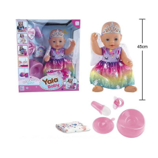 Пупс BL 231 N (12) висота 45 см, заплющує очі, п’є з пляшечки, підгузок, горщик, посуд, пустушка, в коробці