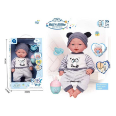 Пупс DH 2370 F (24/2) висота 35 см, музичний чип, м“якотілий, аксесуари, знімний одяг, імітація скляних очей, в коробці