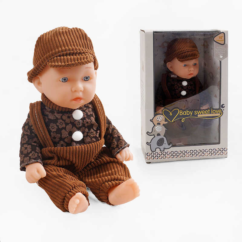 Пупс S 010-7 B (24) 25 см, гумовий, в коробці Пупс S 010-7 B (24) 25 см, гумовий, в коробці