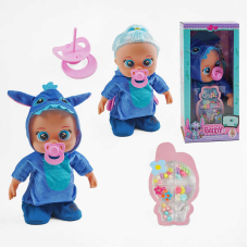 Пупс TK 2425 (40/2) висота 30 см, на батарейках, рухається, пісня англійською мовою, пустишка, набір прикрас, в коробці