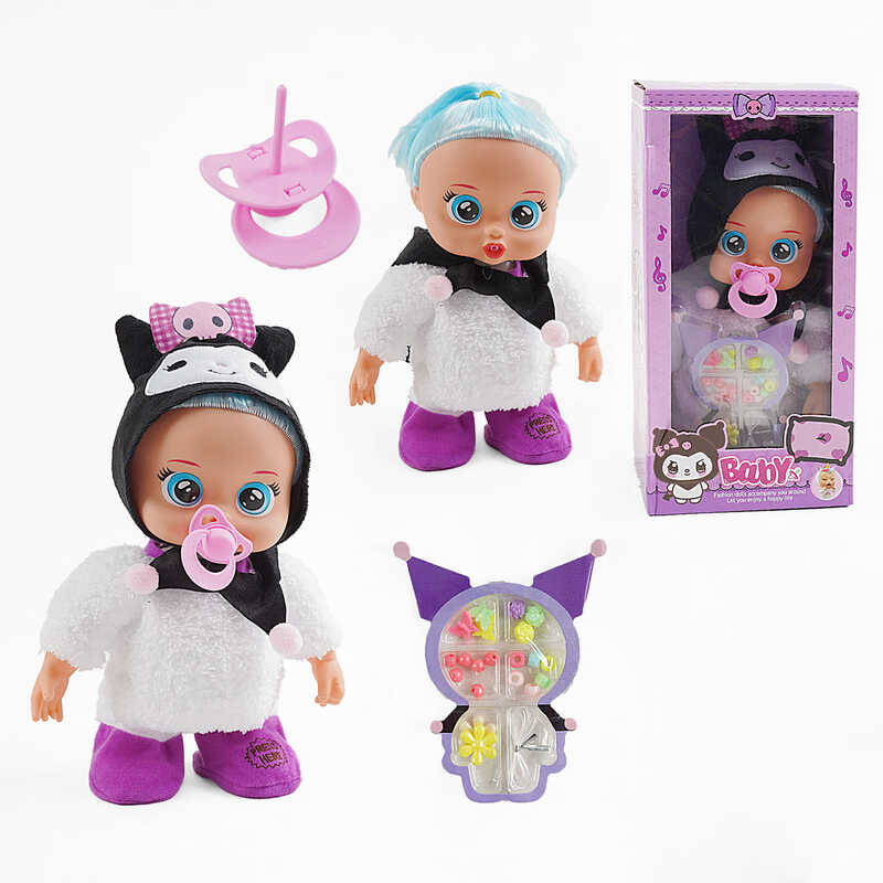 Пупс TK 2427 (40/2) висота 30 см, музичний чип, рухається, пісня англійською мовою,пустишка, набір прикрас, в коробці Пупс TK 2427 (40/2) висота 30 см, музичний чип, рухається, пісня англійською мовою,пустишка, набір прикрас, в коробці