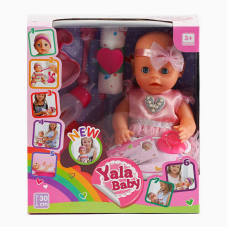 Пупс YL 1935 J (16) їсть, ходить в туалет, з аксесуарами, в коробці