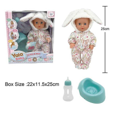 Пупс YL 2425 A-J (48) п“є з пляшечки, ходить на горщик, заплющує очі, аксесуари, висота 25 см, в коробці