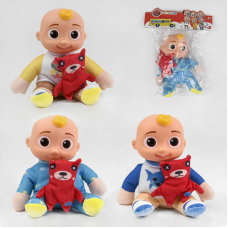 Пупс музичний 3666-181/182/183 (160/2) 3 види, м“якотілий, пісня з мультфільму, в пакеті