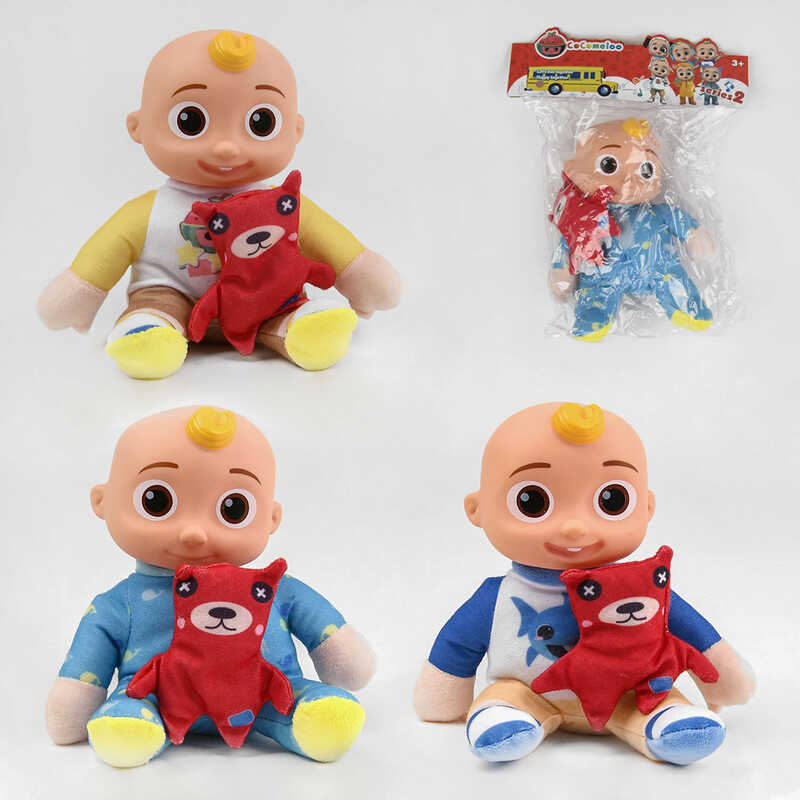 Пупс музичний 3666-181/182/183 (160/2) 3 види, м“якотілий, пісня з мультфільму, в пакеті