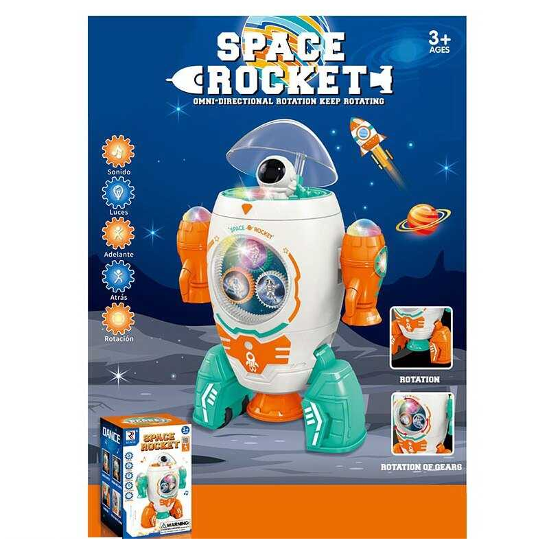 Ракета ZR 175 (96/2) музика, підсвічування, рухомі елементи, в коробці