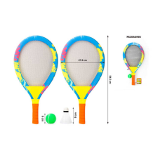 Ракетки TY 600-6 (48/2) 2 ракетки, розмір 54.5 см, м“ячик, воланчик, в сітці