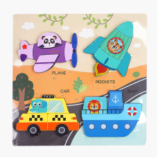 Рамка-вкладиш C 64014 (60) 4 фігурки, підписи англійською мовою, в плівці