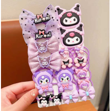 Резинки для волосся C 71048 (500) герой, 12 штук, в пакеті