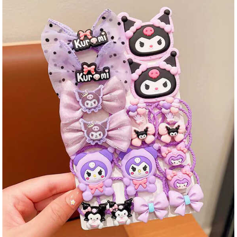 Резинки для волосся C 71048 (500) герой, 12 штук, в пакеті